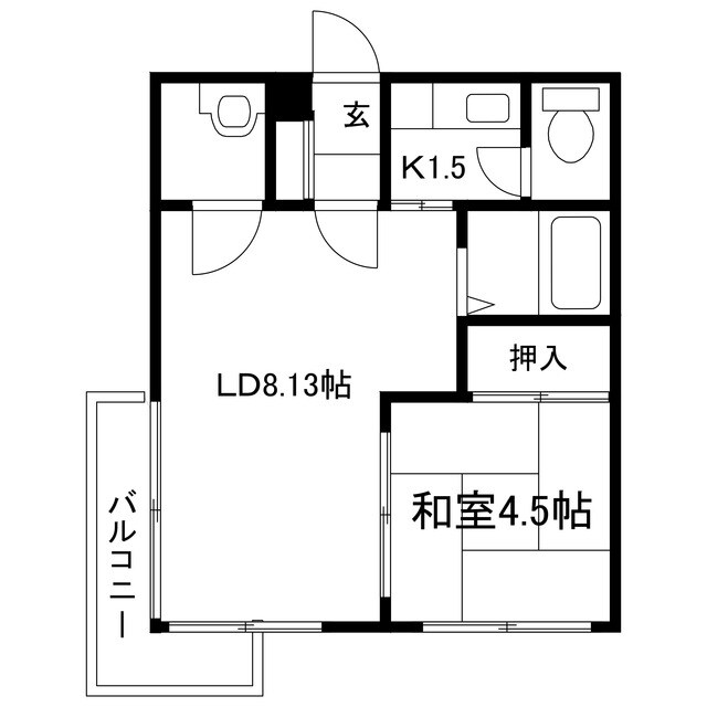 間取り図 カーサ雅元町