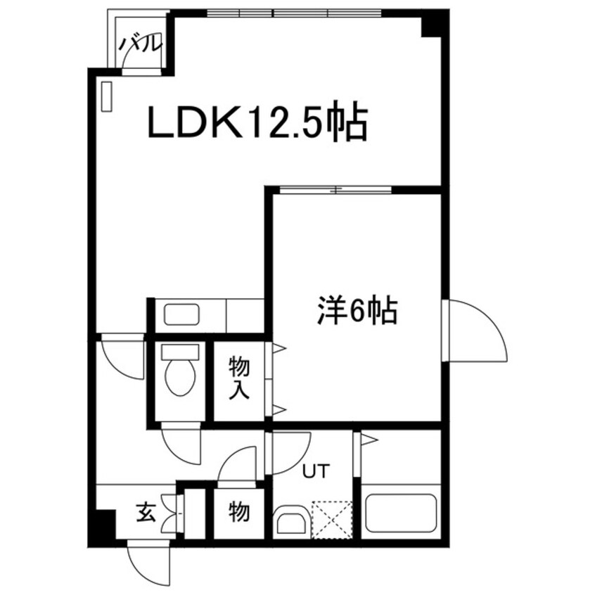 間取図 パレットコート