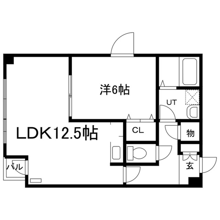 間取図 パレットコート