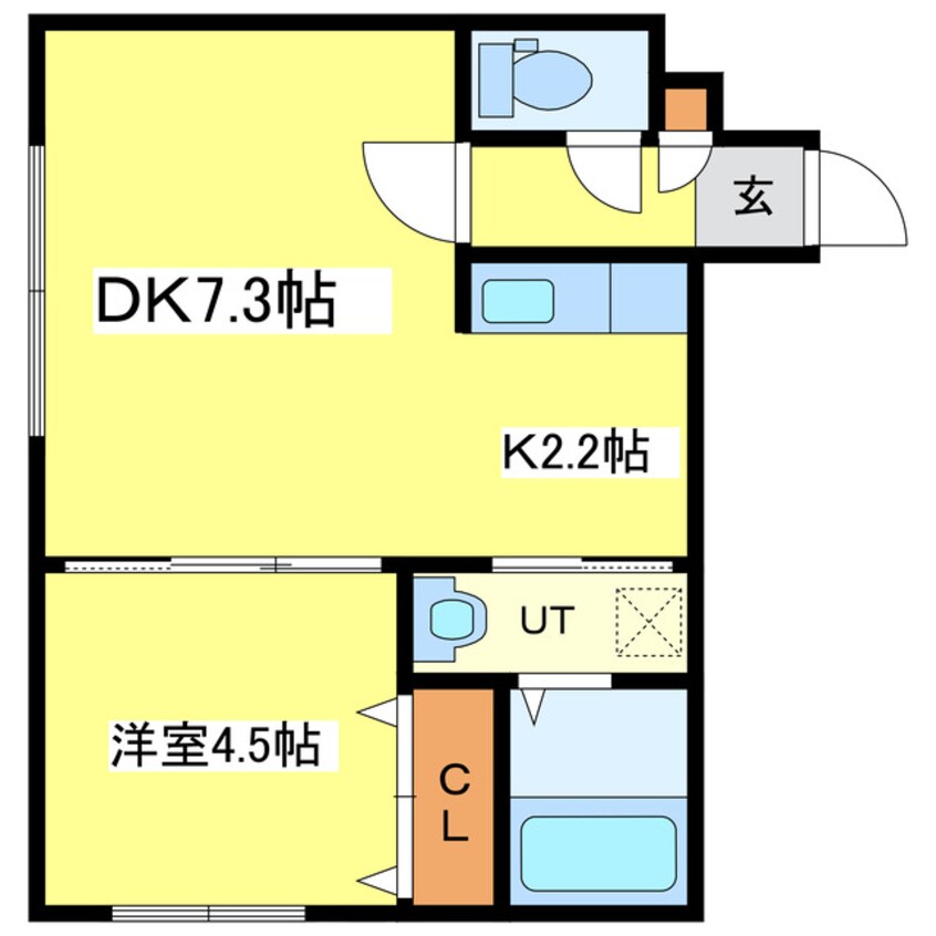 間取図 ガレ・ド・ロータス