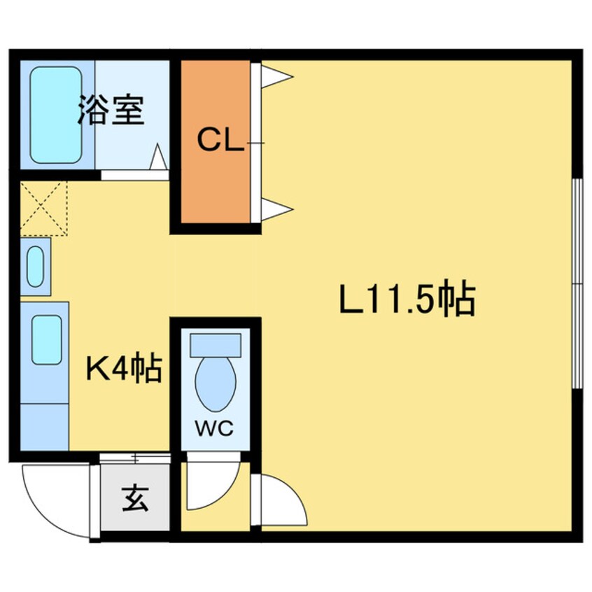 間取図 パル元町