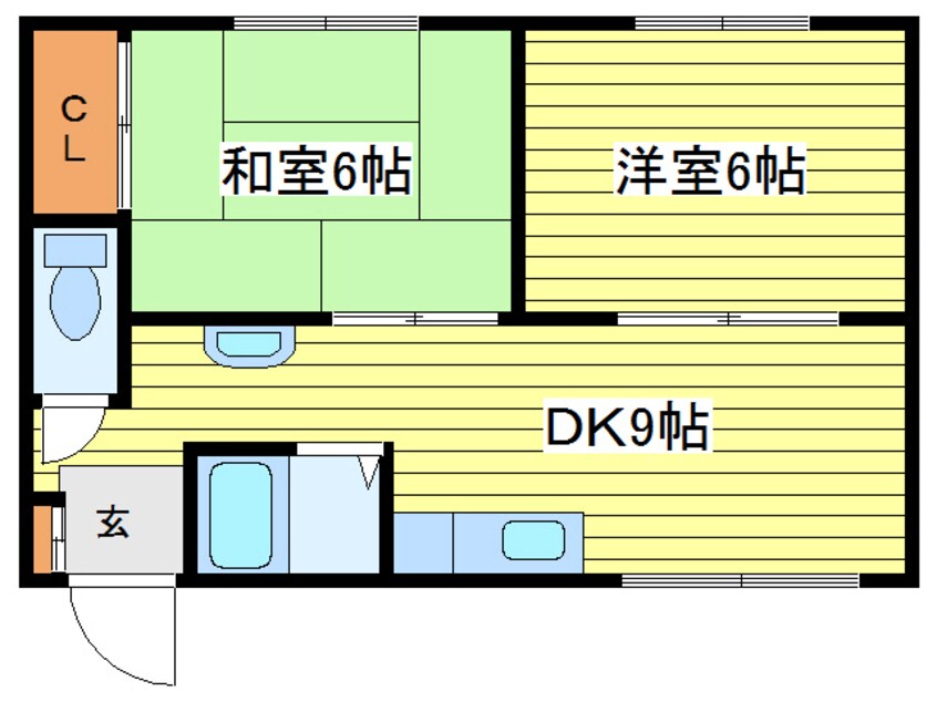 間取図 リオグランデ北３３条