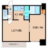 Levante元町 1LDKの間取り