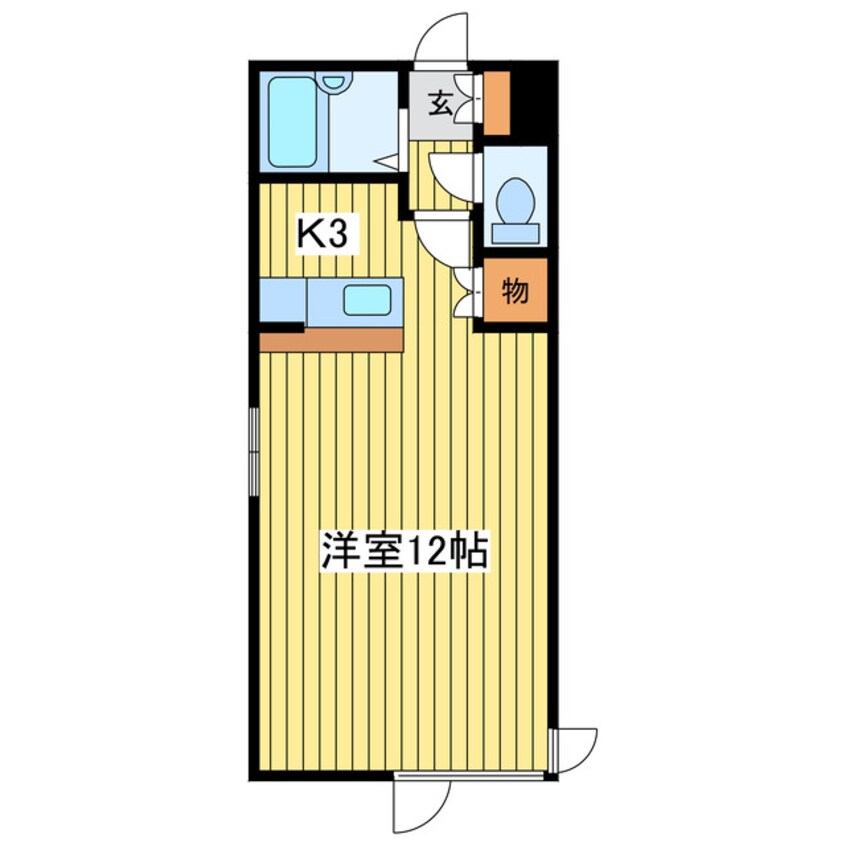 間取図 アルファアパル北１１条Ⅱ