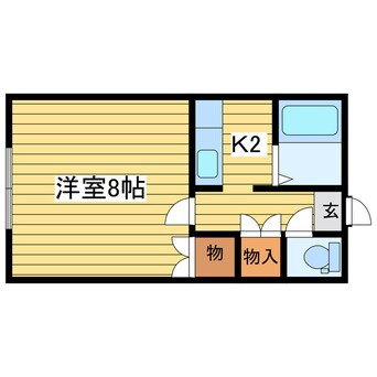 間取図 札幌市営地下鉄東豊線/新道東駅 徒歩1分 4階 築30年