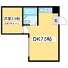 ドレスデン 1DKの間取り