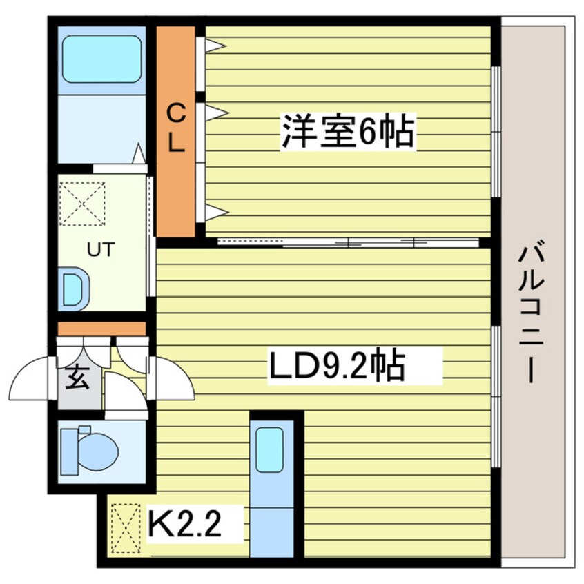 間取図 ラ・ポルト