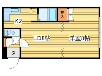 間取図 コーポＭＫ８９