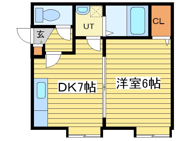間取り図 カーサ北３５