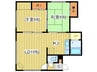 ノースプラザ２３Ａ 2LDKの間取り