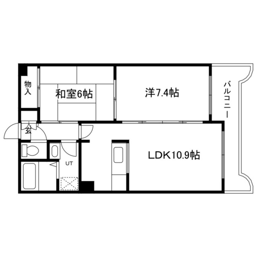 間取図 101松井ビル