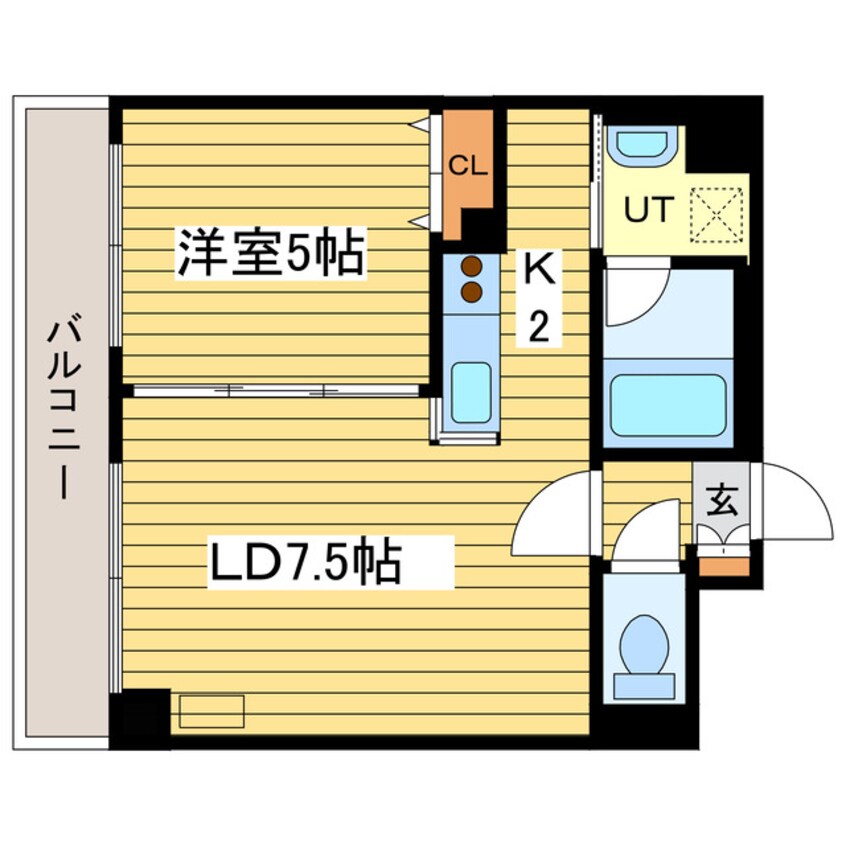 間取図 メープル元町