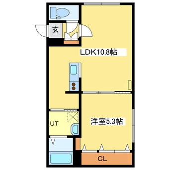 間取図 グランメール北元町