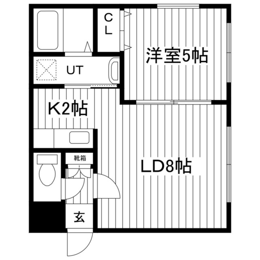 間取図 札幌市営地下鉄東豊線/環状通東駅 徒歩2分 5階 築18年