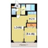 第６ふじビル 1LDKの間取り