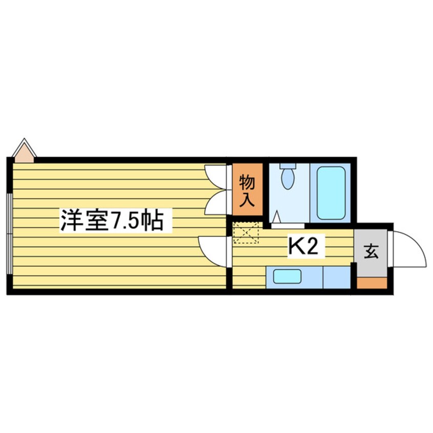 間取図 グラムール南平岸