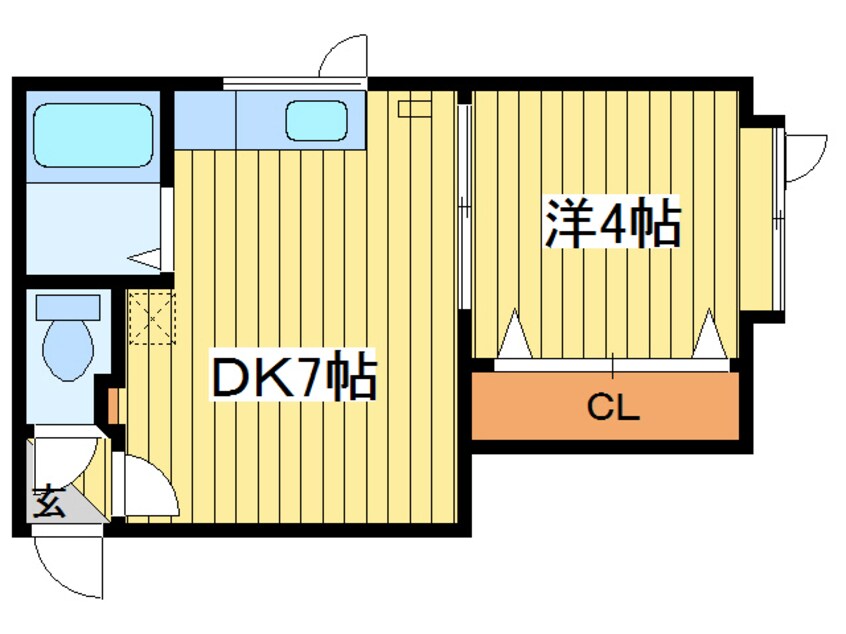 間取図 アークコート栄町Ⅱ