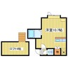 プチメゾンラメール 1Rの間取り
