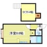 メゾンドリラ 1Kの間取り