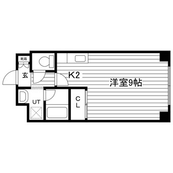 間取図 札幌市営地下鉄南北線/北１８条駅 徒歩8分 2階 築27年