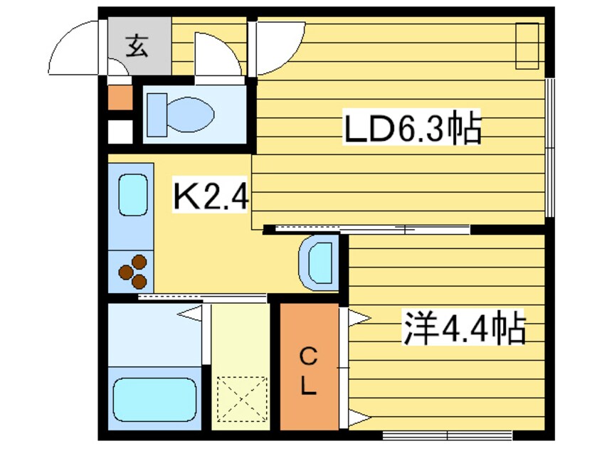 間取図 アークガーデン平岸Ⅱ