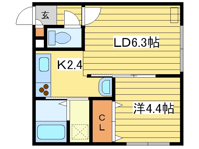 間取り図 アークガーデン平岸Ⅱ