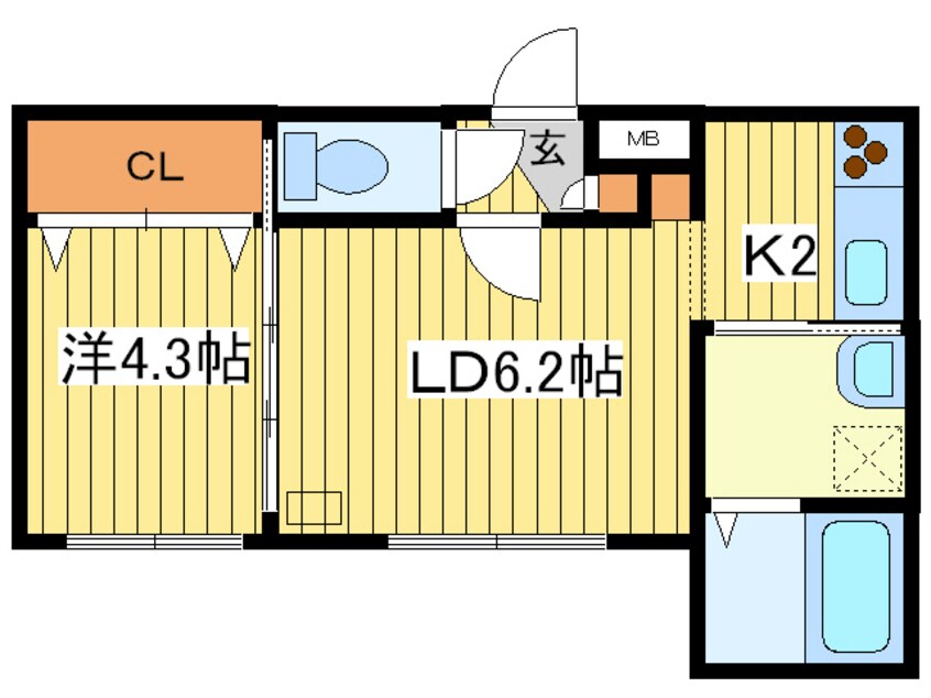 間取図 アークガーデン平岸Ⅱ