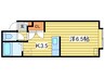 サンコート（江別） 1Kの間取り