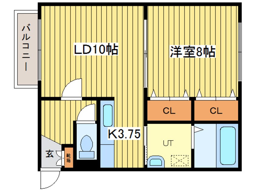 間取図 クリエートＮ４４