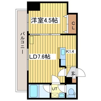 間取図 Ｎ２５Ｅ９アーバンハウス