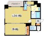 サンフォレスト菊水 1LDKの間取り