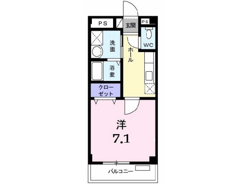 間取図 リバーサイド安長