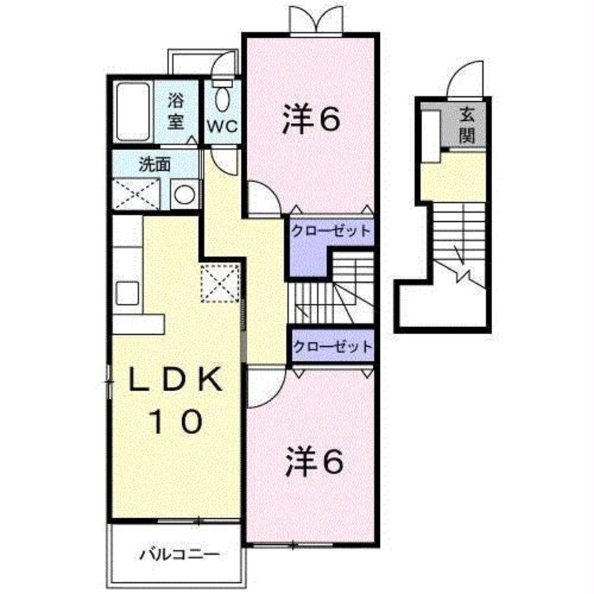 間取図 シャン・ド・メール