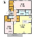 リビングタウン湖山の間取図
