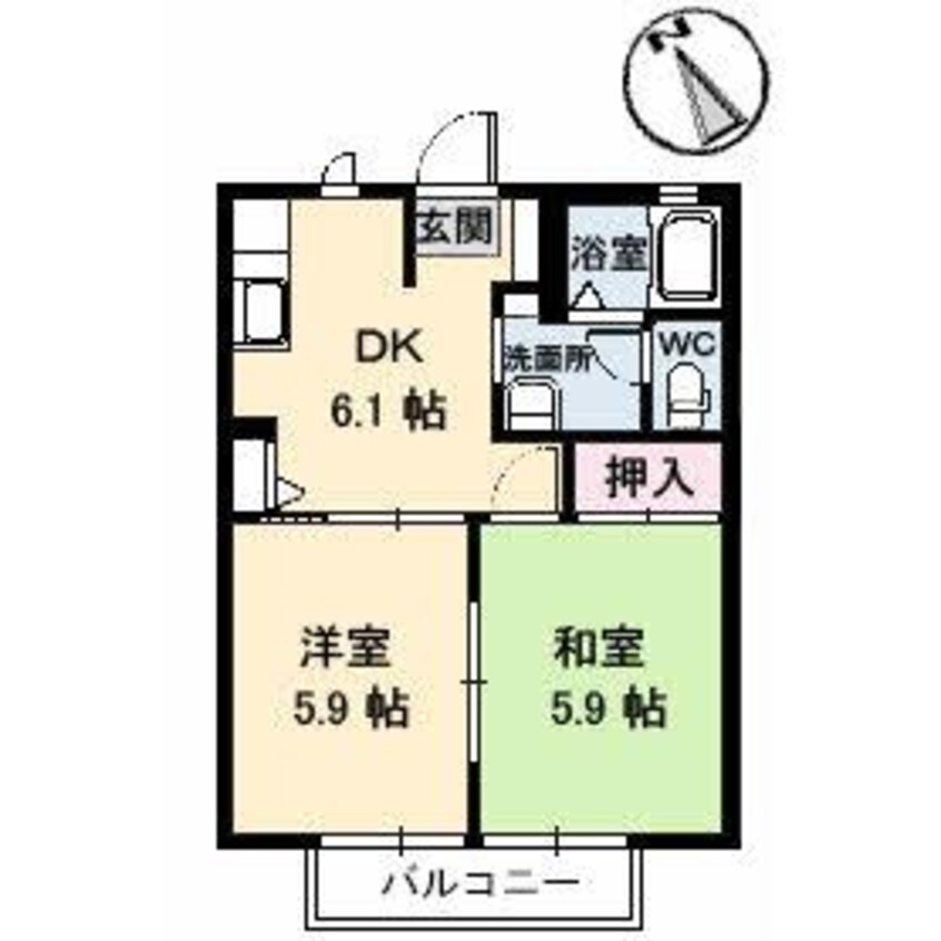 間取図 ピュアハウス安長