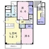 アルトピアーノ 2LDKの間取り