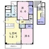 アルトピアーノ 2LDKの間取り