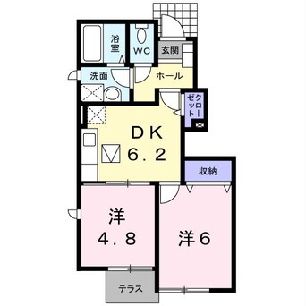 間取図 プラージュ