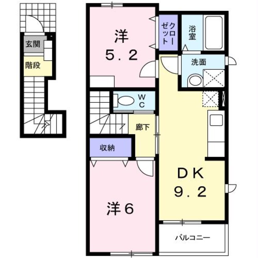 間取図 プラージュ