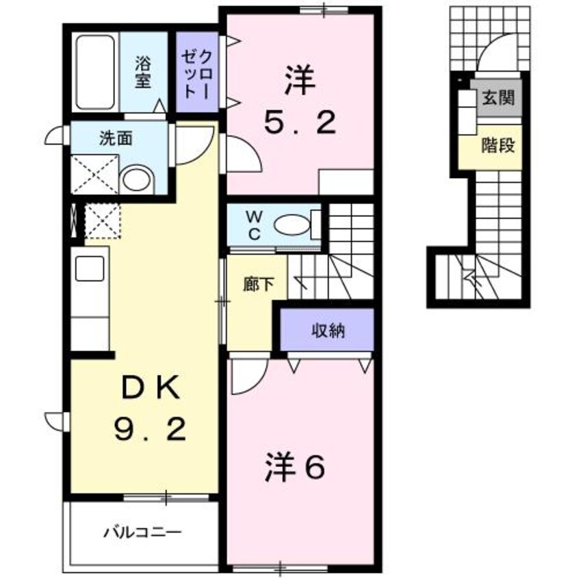 間取図 プラージュ