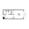 ハッピーコーポ 1Kの間取り