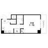 セレナールIZUMI 1Kの間取り