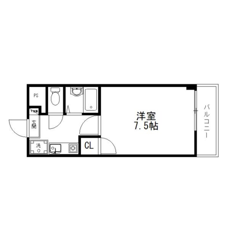 間取図 アメニティFK