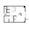 マンションＹＳＥ 1Kの間取り