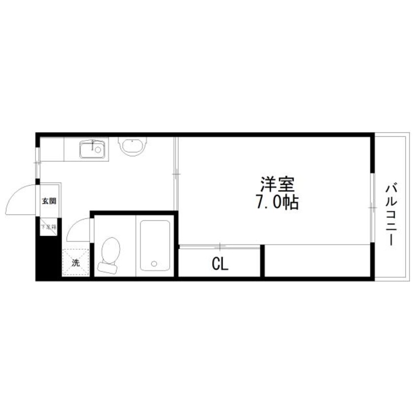 間取図 コーポUNI