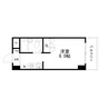 サンシープラザ 1Kの間取り