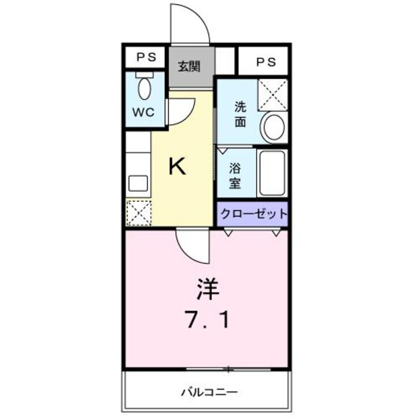 間取図 エアリー・シャンブル