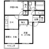 ハッピーハウス 3DKの間取り