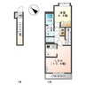 プレジール 1LDKの間取り