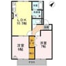コンフォート緑ヶ丘 2LDKの間取り